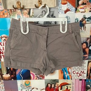 J Crew Grey Chino Shorts